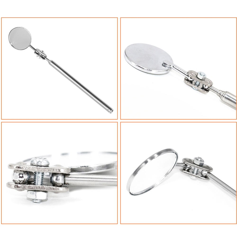 Round mirror extension car angle telescopic car inspection inspection lens manual tool auto parts Round mirror extension car angle telescopic car inspection inspection lens manual tool auto parts